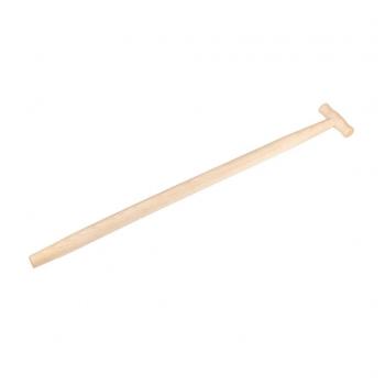 Manico T 38/90 in legno di faggio per utensili da giardino