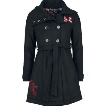 Minnie Mous Abrigo Negro XXL Mujer con Tema Disney