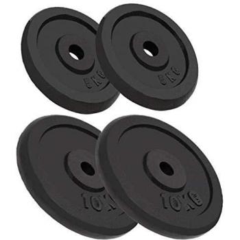 VidaXL 4-Piece Weight Plate Collection