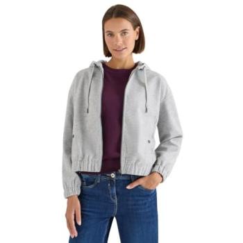Cecil Fleece Kurzjacke mit Kapuze