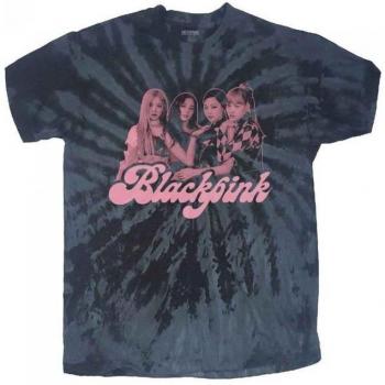T-shirt unisex con foto BlackPink tie-dye per adulti