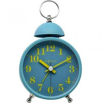 NeXtime Blue Metal Table Alarm