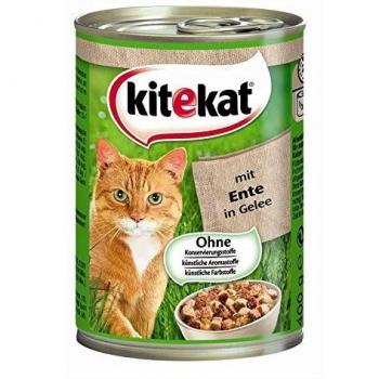 Kitekat Ente in Gelée mit feinen Filets, 400g