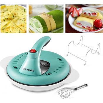 Nonstick Electric Crepe Maker with Metal Stand
