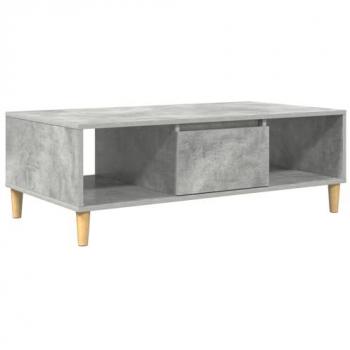 Engineered Wood Concrete Grey Coffee Table – VidaXL 103.5x60x35cm