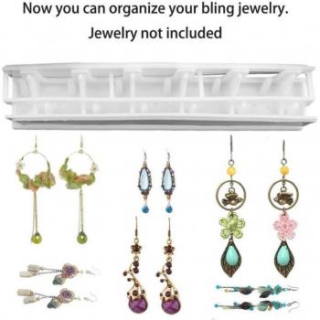 9-Piece Viscose Jewelry Hook Wall-Mounted Storage Set