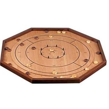Brown Carrom Crokinole, Model 3311 by Philosoph