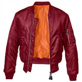 Anorak BRANDIT Brandit Herren MA1 Bomber Jacket Gr. 4XL, rot (bordeaux) Herren Jacken