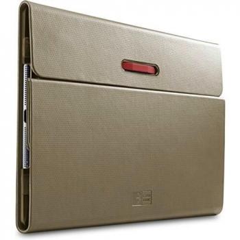 Case Logic CRIE2139M – Etui portefeuille rotatif pour iPad Air 2, polycarbonate/polyuréthane, taupe