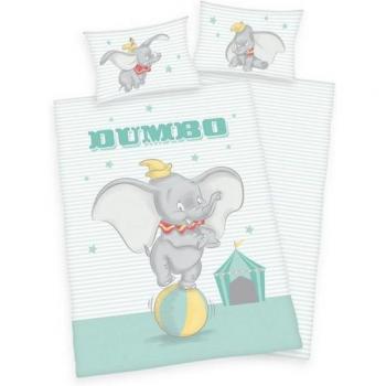 Set di lenzuola Disney Dumbo Baby – 100 x 135 cm, cotone al 100%