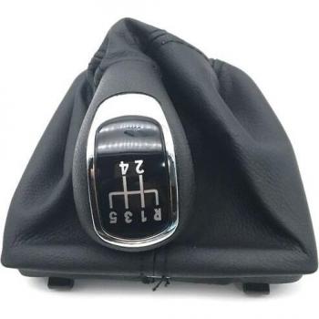 Bota de Cuero Giator + Perilla de Palanca 5/6 Vel. Skoda Superb II 3T