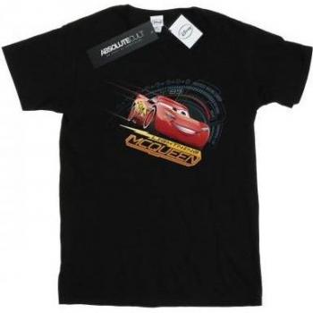 Disney Frauen Autos Lightning McQueen Begleiter T-Shirt Baumwolle M Weiß