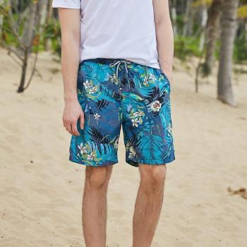 Loose Fit Floral Beach Shorts