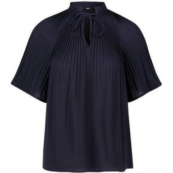 Zero Stilvolle Faltenbluse