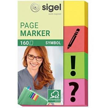 Sigel Haftmarker Symbol, 50 x 20 mm, 160 Blatt