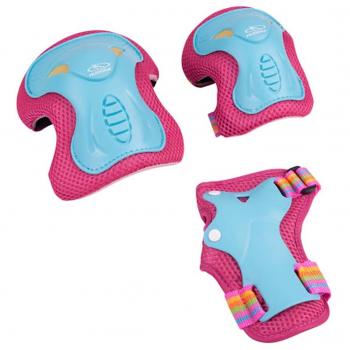 Hudora 83318 Skate Protection Set M Turquoise Rose