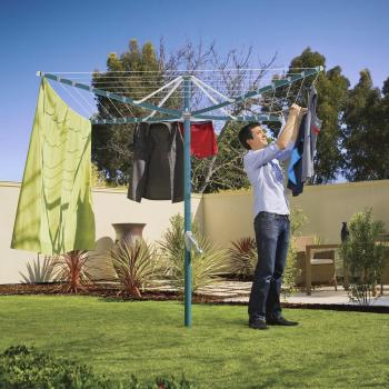 Hills Rotary 6 Premium Hoist Garden Clothesline – Ocean Breeze Blue