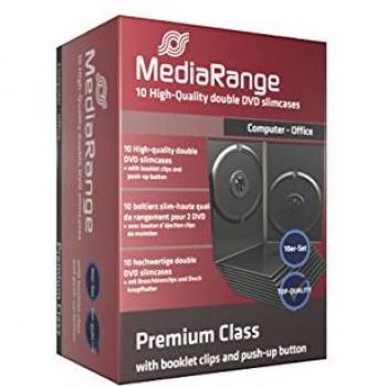 MediaRange BOX34 Funda de plástico para discos CD y DVD