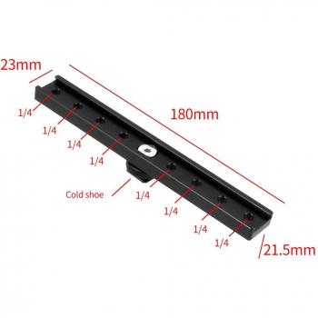 Feichao Cold Shoe Adapter with 1/4 Mount