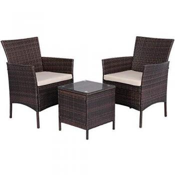 Yahtee Garden Sofa Pair with Cushions
