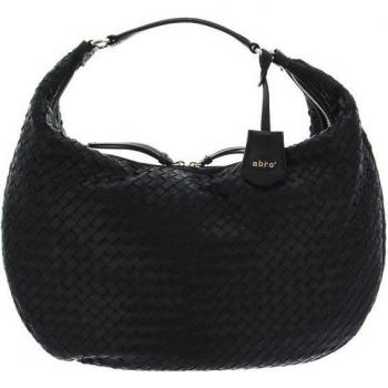 Abro Leder-Schultertasche Piuma-Weaving (Zwei­teiliges Set)
