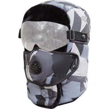 Gorro de Senderismo y Ciclismo Impermeable con Pasamontañas