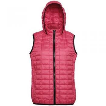 Honeycomb Zip Up Hooded Gilet/Bodywarmer