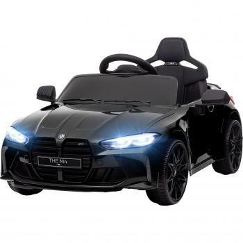 Voiture pour Enfants AIYAPLAY BMW M4, Noir, 3-5 km/h, Son & Lumière, 3-5 Ans