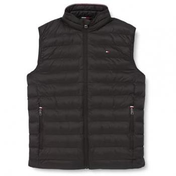 CORE PACKABLE Steppweste für Herren – Schwarz, L, Tommy Hilfiger