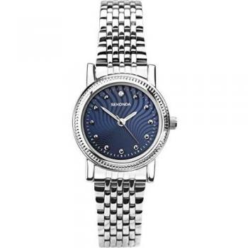Sekonda 2698 Reloj Acero Inoxidable Rayos Solares Azul Marino