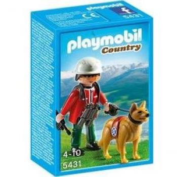 PLAYMOBIL Rescatador de Montaña con Perro 5431