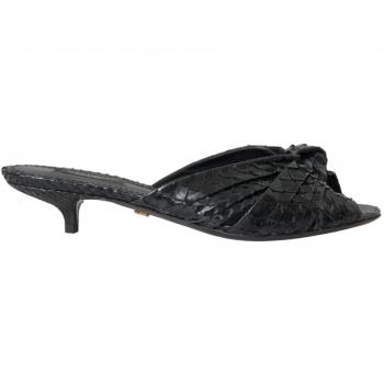 Dolce & Gabbana Exotic Leather Heels Sandals
