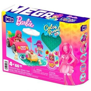 Mega Construx Barbie Farbwechsel Roadtrip Cabrio