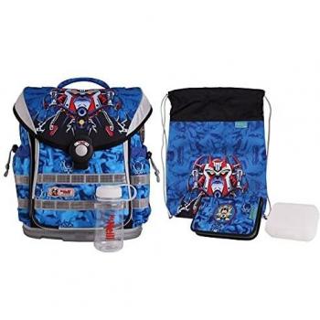 Schulranzen‑Komplettset McNeill Ergo Light Plus Roboman, 5 Teile