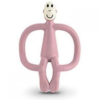Matchstick Monkey Dusty Pink Teething Toy and Gel Applicator