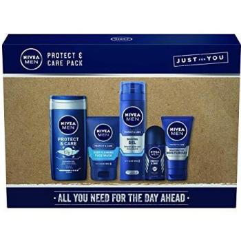 Men's Gift Set with Full-Size Skincare Products