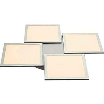 Plafoniera LED Ilira grigia dimmerabile