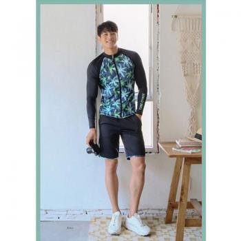 Ensemble de vêtements de plage UPF 50+, pour homme et femme, avec haut et bas rembourrés
