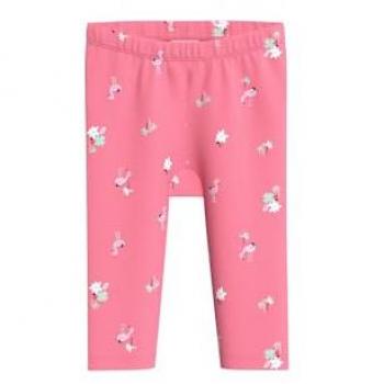 S.Oliver Baumwollstretch Leggings Flamingos pink für Mädchen Größe 74