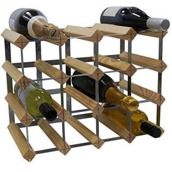Traditional Style Assembled Wine Rack (16 Bottles)