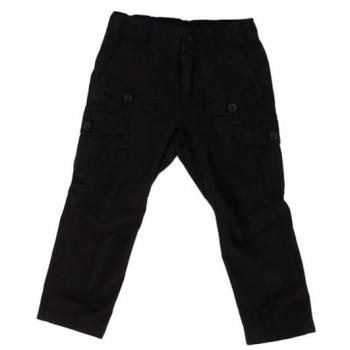 Bambinotto Pantalone Cargo Nero Diesel