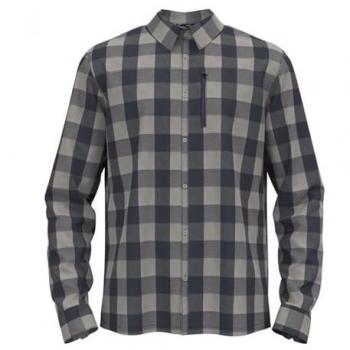 Camisa de Manga Larga Odlo para Hombre Halden Check