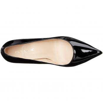 Pleaser CLASSIC-20 Black Patent Vegan Damen Pumps 40 EU (7 Damen UK)