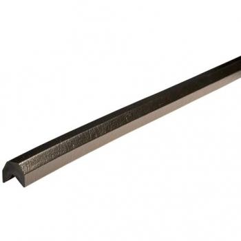Profil de protection d'angle en PVC type AA, 1 m, noir
