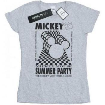 Shirt coton Mickey Mouse pour dames d'été