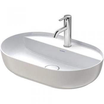 Lavabo DURAVIT LUV 60x40cm sin rebosadero, color blanco exterior