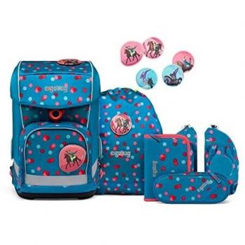 ERGOBAG Schultaschen Set 5-tlg. Cubo Light