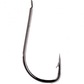 10pcs Black Fishing Hooks High Carbon Steel