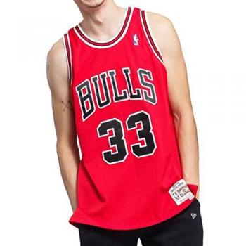 Mitchell & Ness NBA Chicago Bulls Scottie Pippen 1997 Swingman Jersey, Red