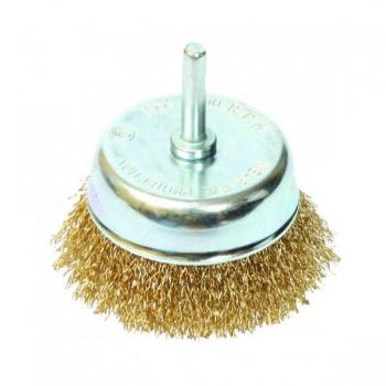 Hrnkový kartáč s drátem 0,3 mm, 65 mm, 6 mm stopka